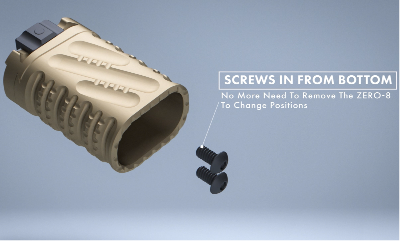 True North Concepts Zero-8 V2 Multi-Angle Grip - MLok, S-Grip