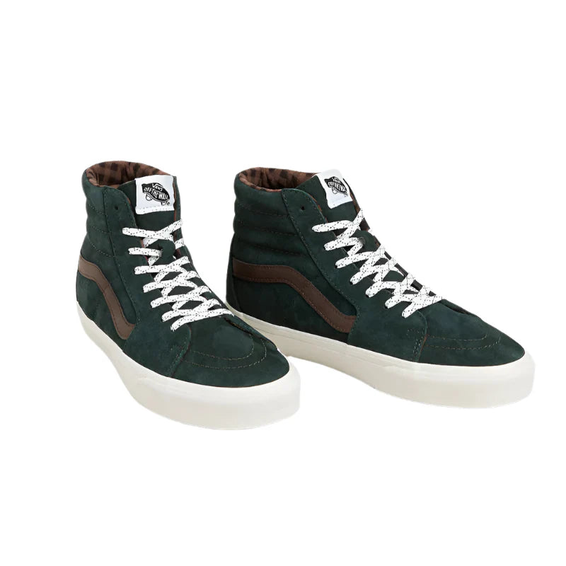 Vans SK8-Hi Pig Suede - Plaid Scarab