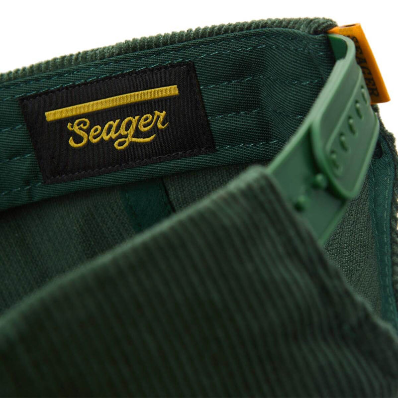 Seager Bradley Corduroy Snapback- Green