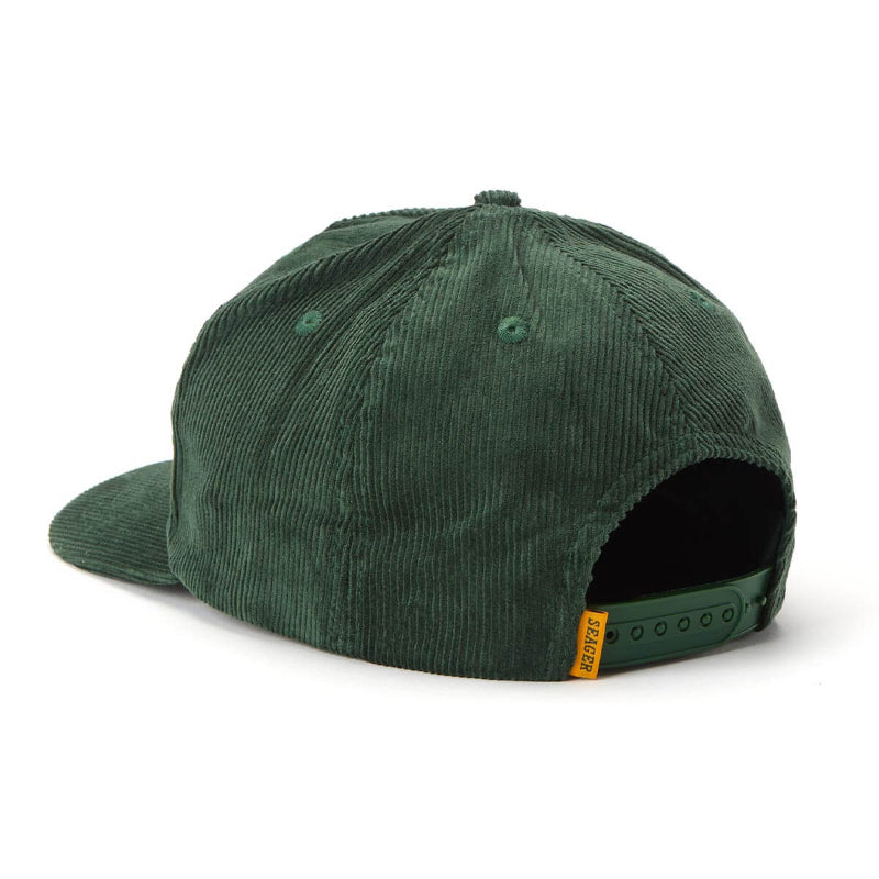Seager Bradley Corduroy Snapback- Green