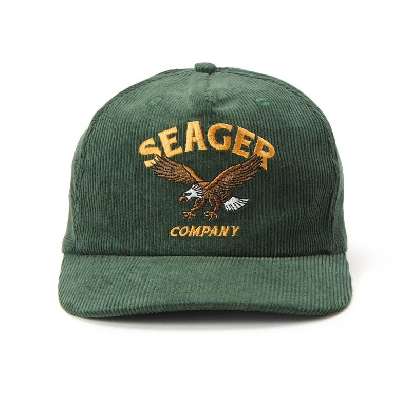 Seager Bradley Corduroy Snapback- Green