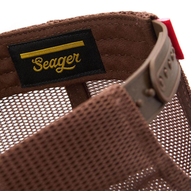 Seager Old Town All Mesh Snapback- Brown