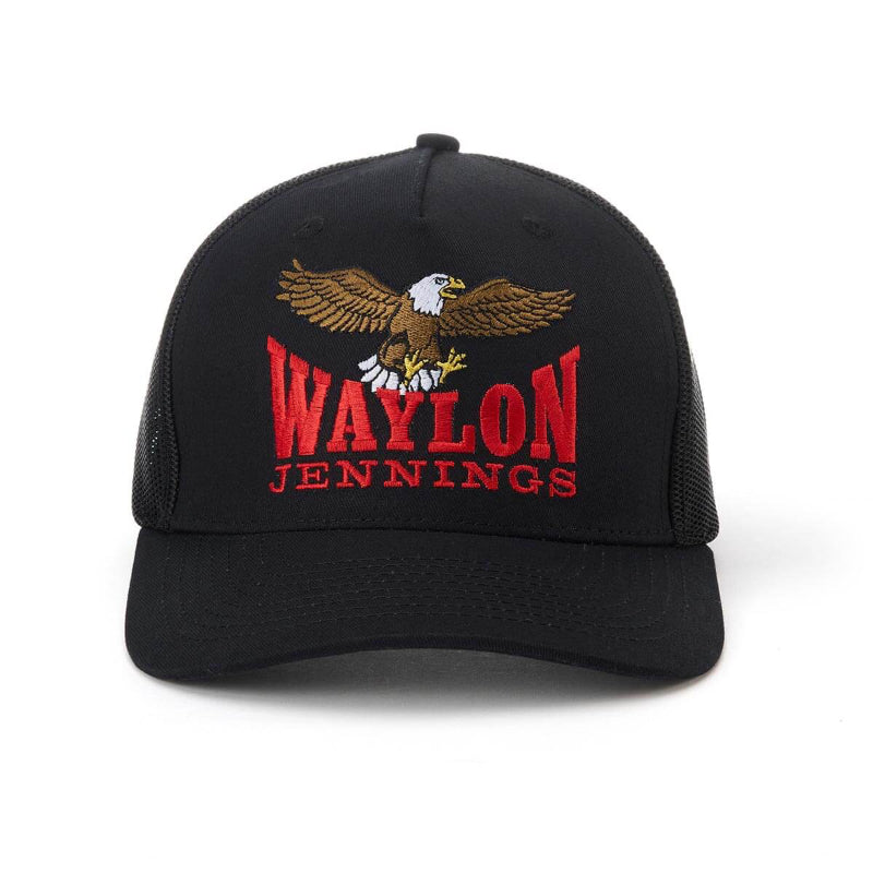 Seager x Waylon Jennings The Eagle Snapback- Black