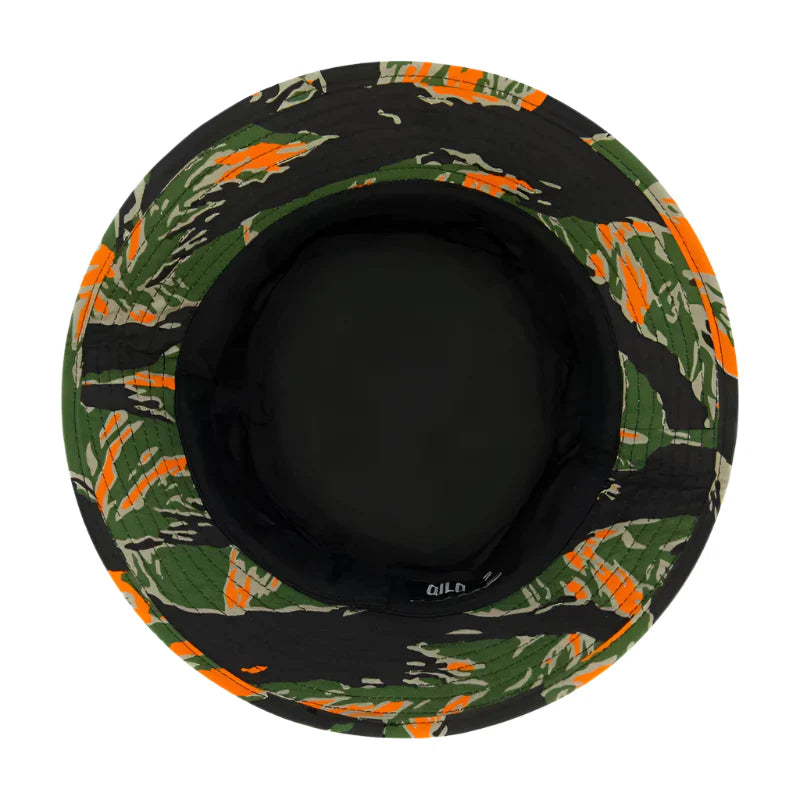 QILO x Noveske Bucket Hat - Agent Orange Tiger Stripe