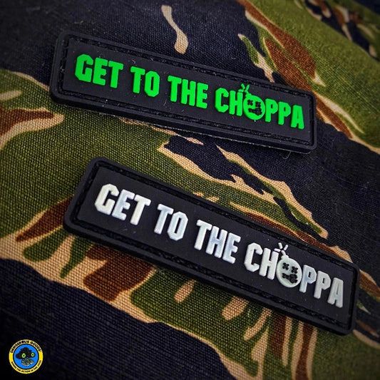 Dump Box Get To The Choppa Patch - Green