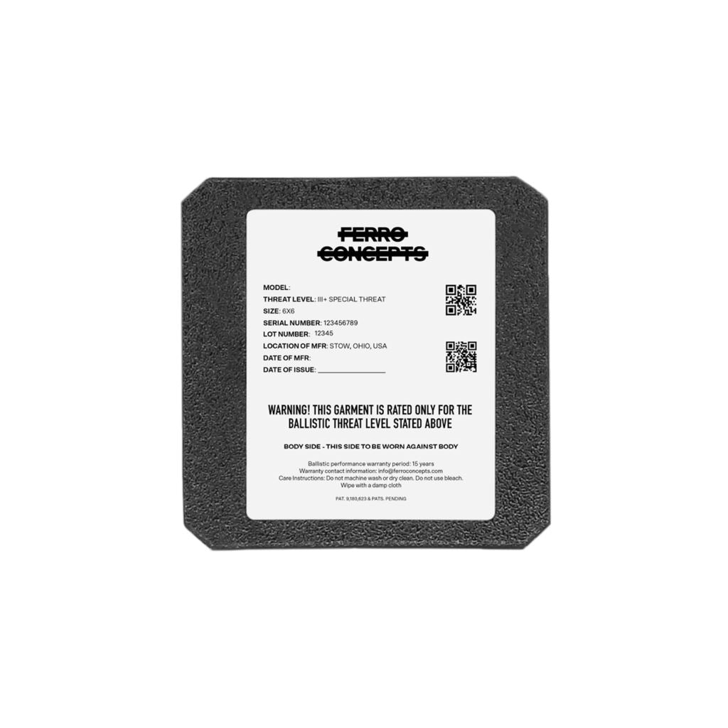 Side Armor Plate Set Pro - Duritium® 6x6 Level III+