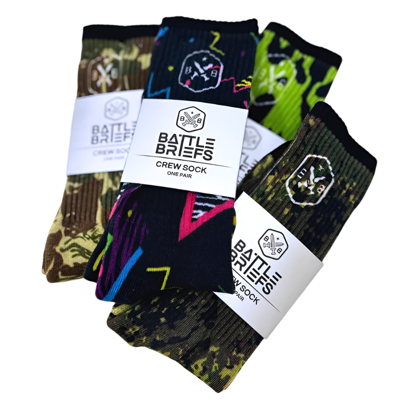 Battle Briefs Socks