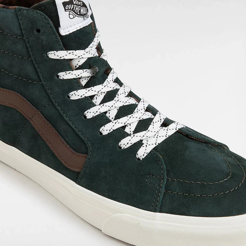 Vans SK8-Hi Pig Suede - Plaid Scarab