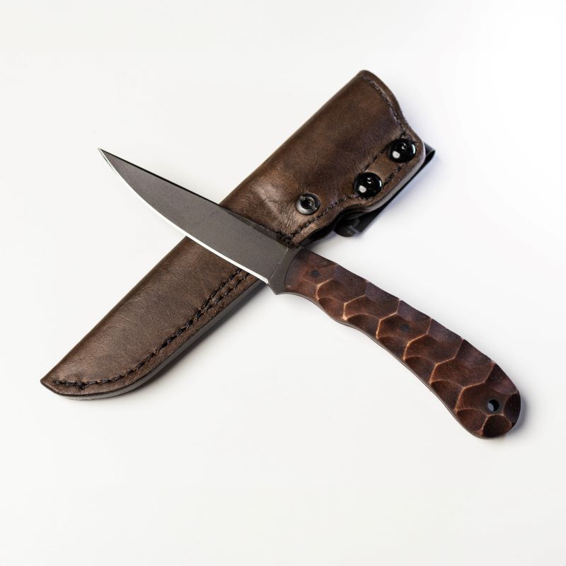 WK Operator Knife Maple Handle Sculpted