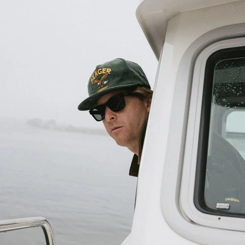 Seager Bradley Corduroy Snapback- Green
