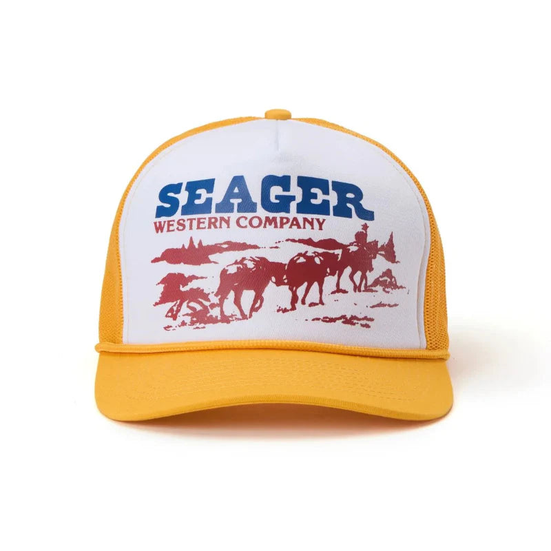 Seager Pack Mule Snapback - Yellow/Cream