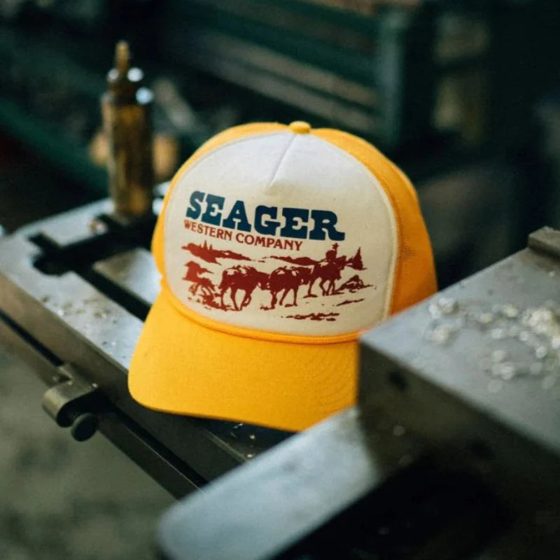 Seager Pack Mule Snapback - Yellow/Cream