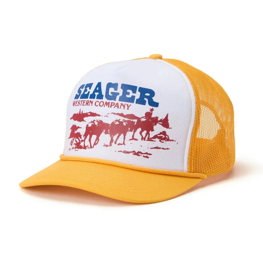 Seager Pack Mule Snapback - Yellow/Cream