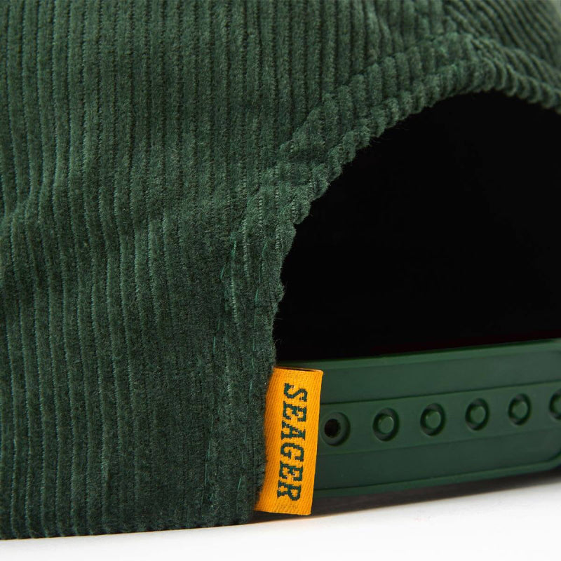 Seager Bradley Corduroy Snapback- Green