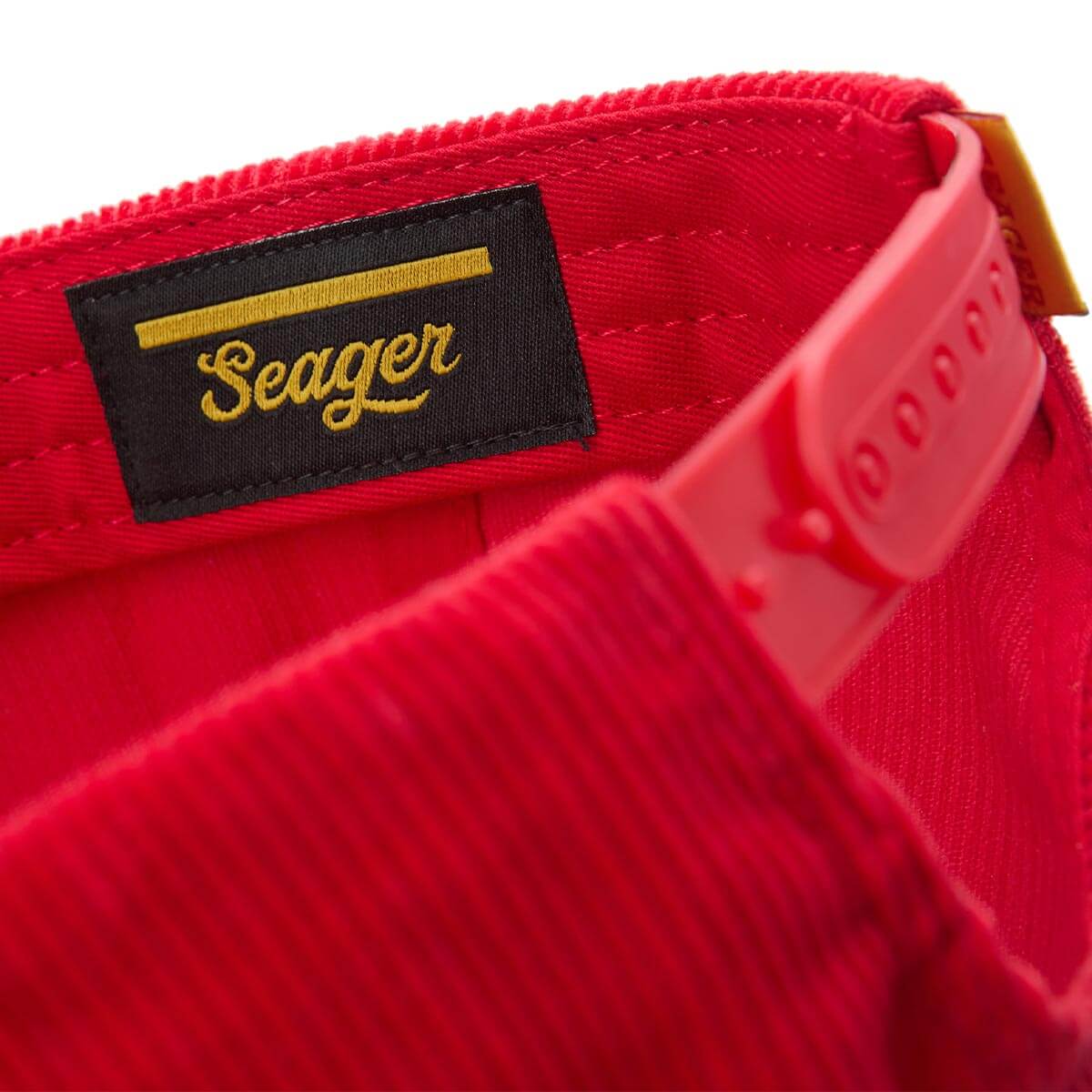 Seager Bradley Corduroy Snapback - Red