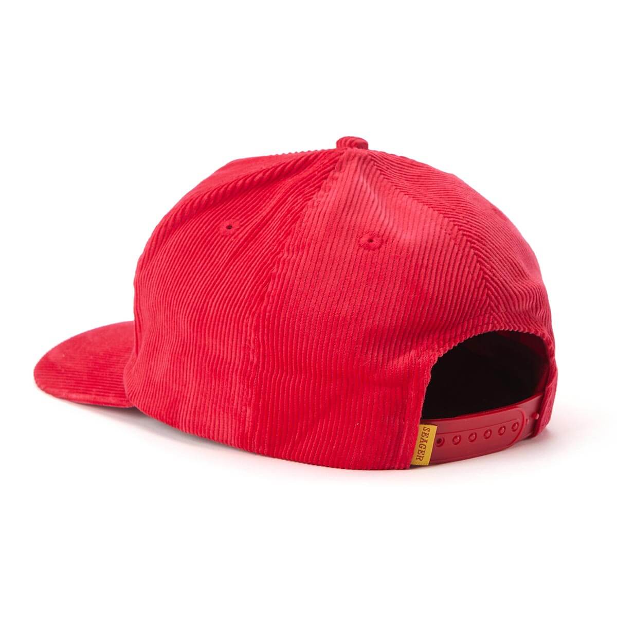 Seager Bradley Corduroy Snapback - Red