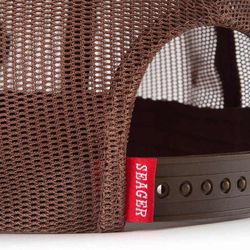 Seager Old Town All Mesh Snapback- Brown