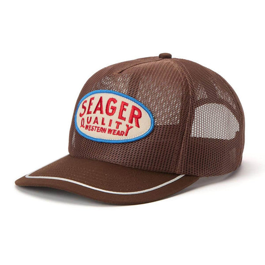Seager Old Town All Mesh Snapback- Brown