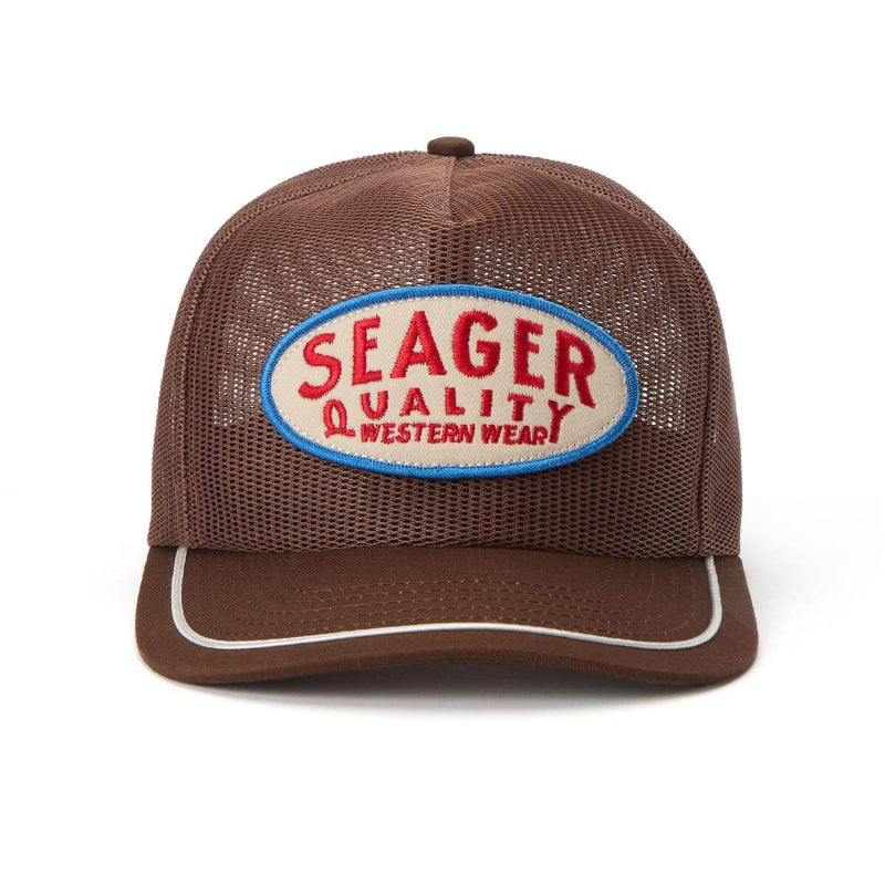 Seager Old Town All Mesh Snapback- Brown