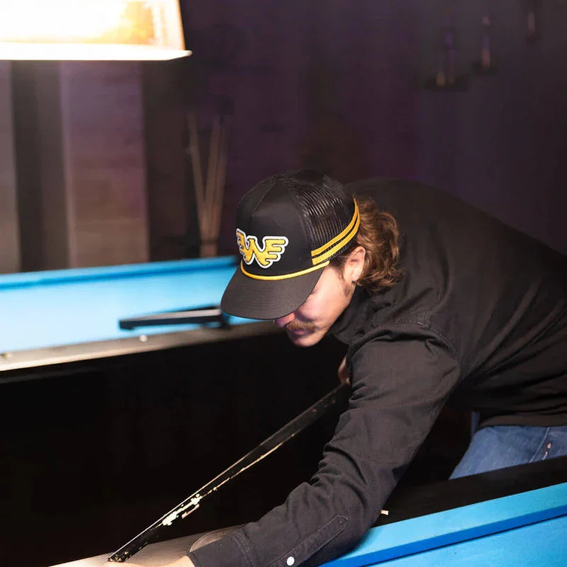 Seager X Waylon Jennings Flying W Snapback- Black