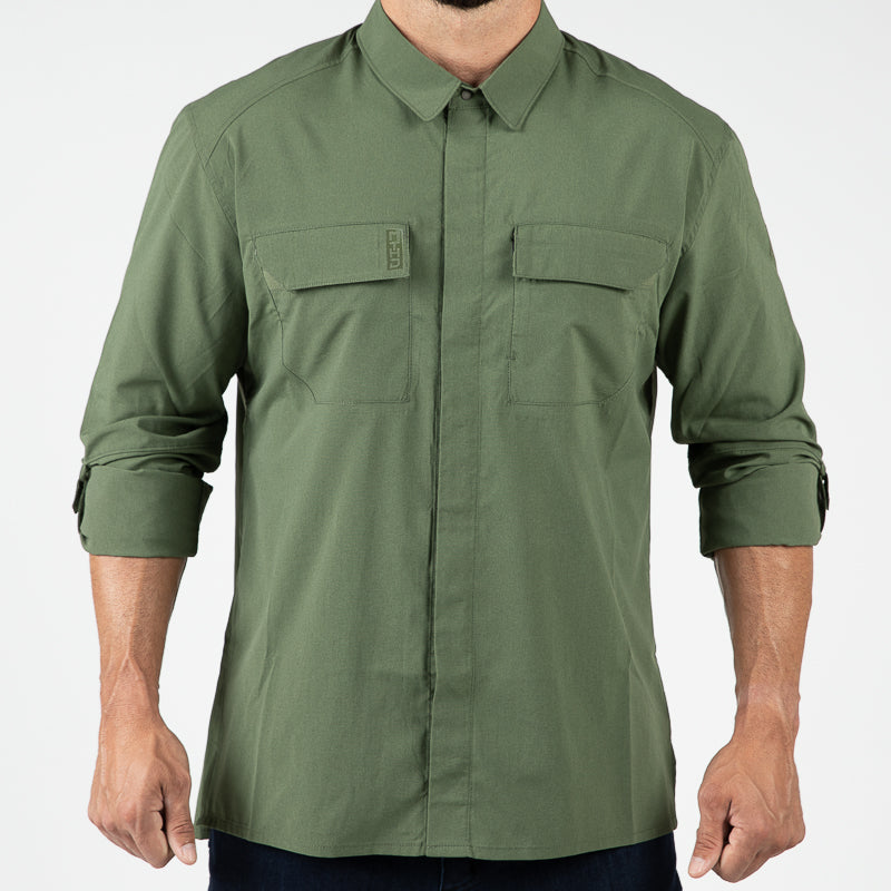 MTHD Latitude Long Sleeve Snap-Up Shirt